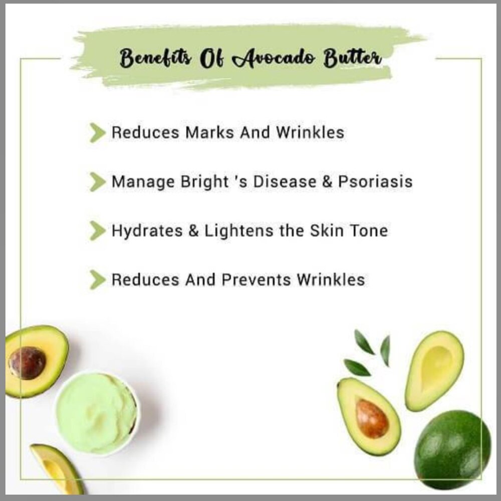 Silky Avocado Body Butter by Blended by K ~ 4 oz ~ NOT AVAIL DURING HOT MONTHS - Picture 4 of 9
